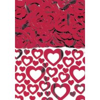 Konfetti Heart Shimmer rot 14 g