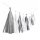 Fransengirlande Dream silber