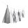 Fransengirlande Dream silber