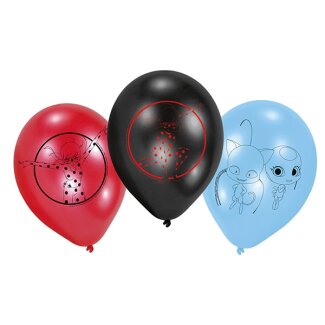Luftballons Miraculous 22,8cm 6er