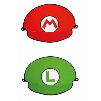 Partyhütchen Super Mario 8 Stück