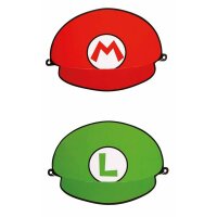 Partyhütchen Super Mario 8 Stück