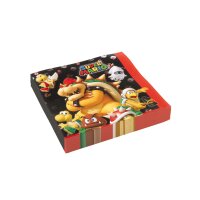 Serviette 33x33cm Super Mario