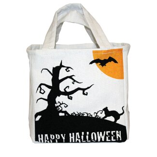 Leinentasche 16x26cm Trick or Treat