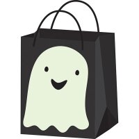 Süßigkeitentasche Geist Halloweenfriends