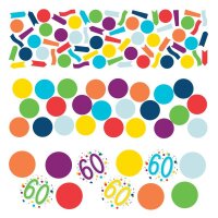 Konfetti Zahl 60 34g Confetti Birthday