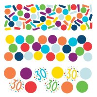 Konfetti Birthday Zahl 30 34 g
