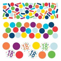 Konfetti Zahl 18 34g Confetti Birthday