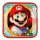 Pappteller Super Mario 23 x 23 cm 8 Stück