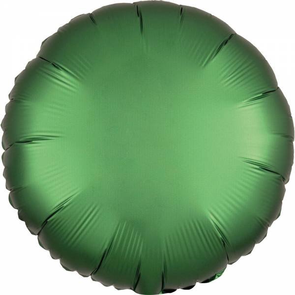 Folienballon rund D43cm Satin Luxe Emerald