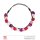 Haarband mit Blumen 4-farbig