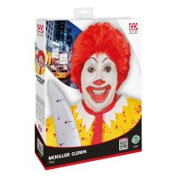 Perücke Clown Ronald rot