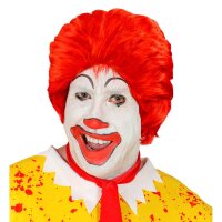 Perücke Clown Ronald rot