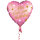 Folienballon Herz Alles Liebe zum Muttertag rosa