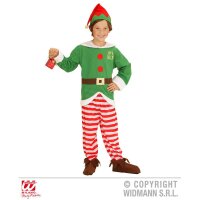 Kostüm Santas kl. Helfer Kasack,Hose,Hut, 128