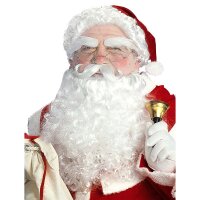 Luxus Weihnachtsmann Perücke, Bart, Augenbrauen