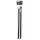 Totenkopfstab 105 cm zerlegbar schwarz/silber