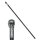Totenkopfstab 105 cm zerlegbar schwarz/silber