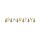 Puschelgirlande Party 304cm gold/silber