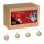 Idena Kugelgirlande gold 10 LED ww Ø 5cm 6h Timer