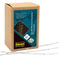 Idena LED Lichterkette 125er, Cascade, 6h Timer