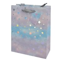 Idena Geschenktasche 23x18cm Sterne FSC-Mix