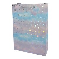 Idena Geschenktasche 34x25cm Sterne FSC-Mix