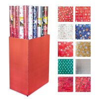 Idena WH Geschenkpapier 2m x 70cm, sortiert