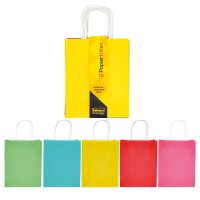 Idena Papiertüten 10er 26x31cm 5 Farben FSC-Mix