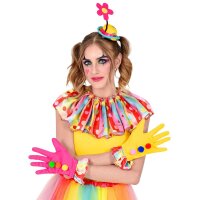 Kostümset Clown für Frauen 3-teilig