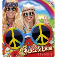 Sonnenbrille Love & Peace multicolor