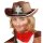 Cowboyhut braun aus Filz