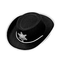 Kinderhut Cowboy schwarz aus Filz