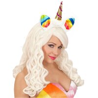 Haarreif Regenbogen-Einhorn