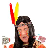 Indianerhaarband mit 2 Federn