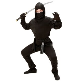 Kinderkostüm Ninja Größe 164