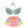 Kostüm Einhorn Tutu Flügel Haarreif
