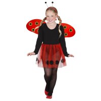 Marienkäfer Set 3-teilig Tutu, Flügel & Haarreif
