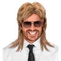 Perücke Vokuhila 80er Jahre