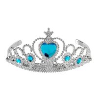 Tiara Silber mit türkisen Edelsteinen