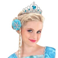 Tiara Silber mit türkisen Edelsteinen
