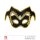 Venezianische Maske schwarz/gold