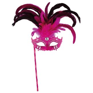 Augenmaske mit Stab Pink