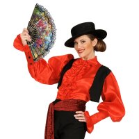 Spanischer Fächer mit Spitze, 6 Modelle sort.