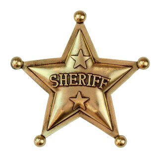 Sheriffstern gold
