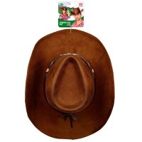 Cowboyhut Dallas Wildlederoptik