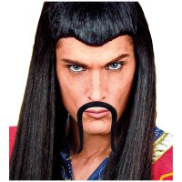 Schnurrbart Chinese schwarz