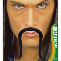 Schnurrbart Chinese schwarz