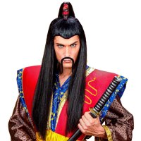 Schnurrbart Chinese schwarz