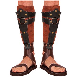 Beinschoner Gladiator in Lederoptik